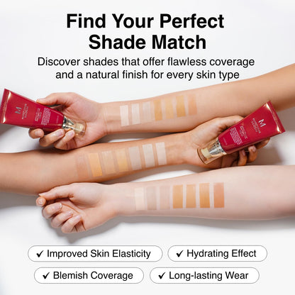 M Perfect Cover BB Cream No.29 Caramel Beige for Medium with Warm Skin Tone SPF 42 PA +++ 1.69 Fl Oz - Tinted Moisturizer for Face with SPF